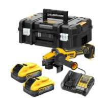 Afbeeldingen van DeWalt brushless haakse slijper Premium DCG409H2T-QW - Ø125mm 18V XR 2x5.0Ah accu - inclusief oplader in TSTAK koffer
