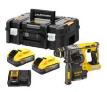 Afbeeldingen van DeWalt brushless combihamer 24mm DCH273H2T-QW - 18V XR 5.0Ah accu - SDS+ inclusief oplader in TSTAK koffer
