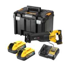 Afbeeldingen van DeWalt brushless reciprozaag Premium DCS386H2T-QW - 18V XR 2x5.0Ah accu - inclusief oplader in TSTAK koffer