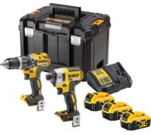 Afbeeldingen van DeWalt voordeelset DCK266P3T-QW - 18V XR 3x5.0Ah accu's - Inclusief multilader in T-STAK IV