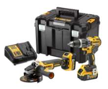 Afbeeldingen van DeWalt combiset DCF405 + DCD796 - 18V 5.0Ah accu