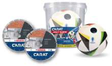Afbeeldingen van Carat 2-pack diamantzaag 230mm + Adidas bal