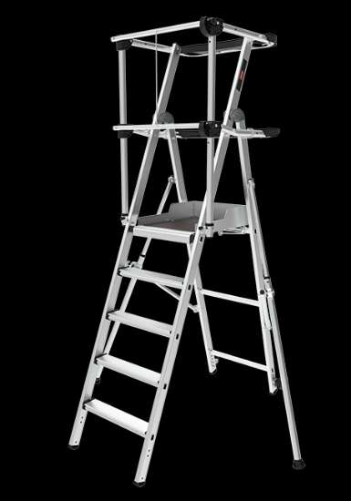 Afbeeldingen van Altrex platformtrap PRO RolShield - 5 treden
