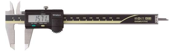 Afbeeldingen van Mitutoyo schuifmaat 150mm dig type 500-181-30