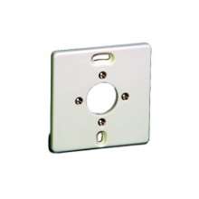 Afbeeldingen van Montageplaat enkel creme incl felsmoer M4