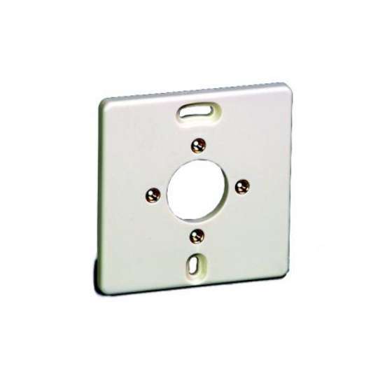 Afbeeldingen van Montageplaat enkel creme incl felsmoer M4