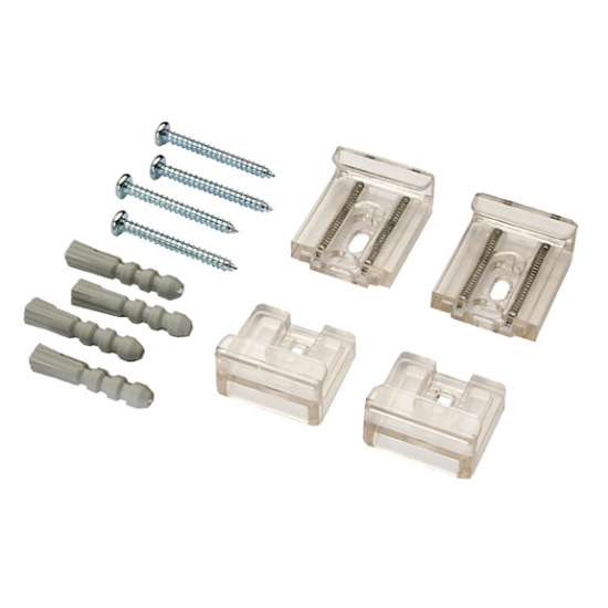 Afbeeldingen van Set a 4 st. spiegelklemmen pvc 8202 max.5mm