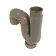 Afbeeldingen van PVC universele S-lijm sifon 40mm 410002001