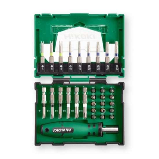 Afbeeldingen van HiKOKI 40030023 bit box 31 pcs security bit