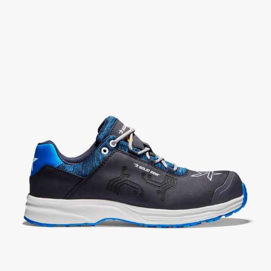 Afbeeldingen van Solid Gear schoen Sea laag model - maat 43 - zwart/blauw S3