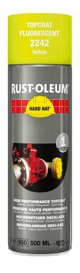 Afbeeldingen van Rustoleum spray 2242 fluor.geel 500ml