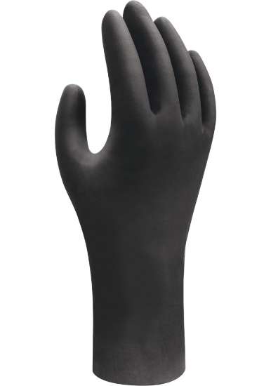 Afbeeldingen van Showa 6112PF handschoen Nitril mt.XS 100st.