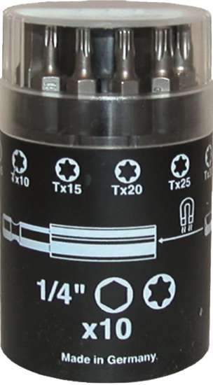 Afbeeldingen van Ironside bitset 10- delig 1880161 torx
