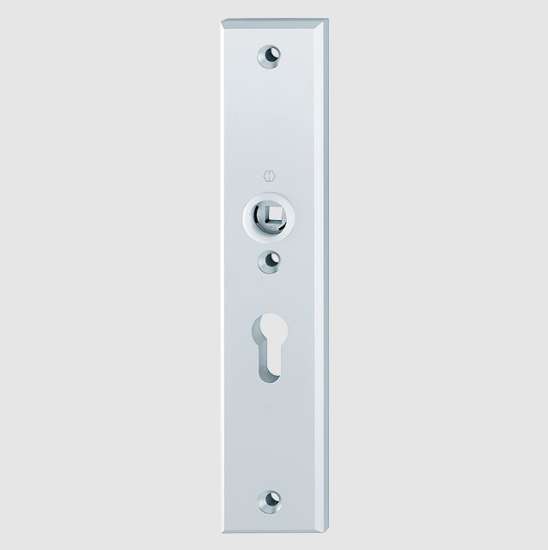 Afbeeldingen van Hoppe Inbraakwerend aluminium langschild 2214 - PC55 - F1