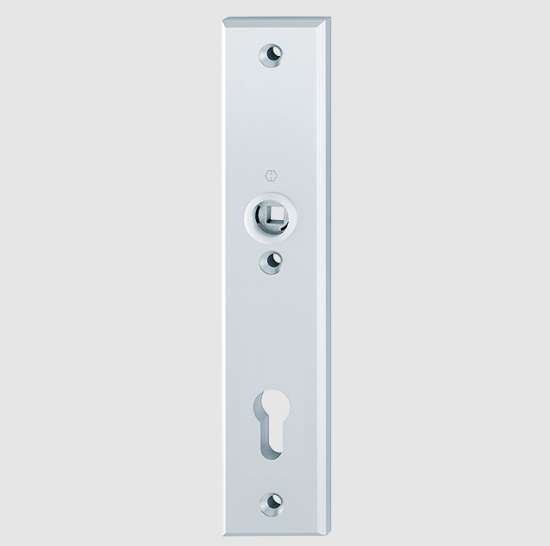Afbeeldingen van Hoppe Inbraakwerend aluminium langschild 2214 - PC92 - F1