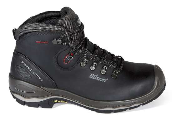 Afbeeldingen van Grisport schoen 72049L S3 hoog zwart/rood