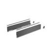 Afbeeldingen van Hettich AvanTech YOU Schuiflade 101 mm hoogte, setverpakking x NL 270 mm, antraciet, links en rechts