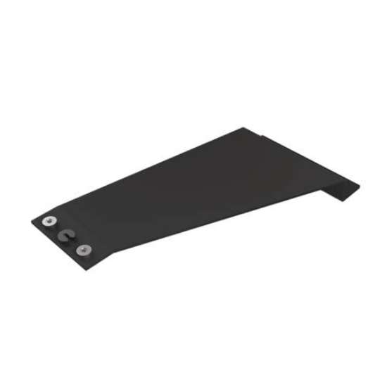 Afbeeldingen van Halemeier afstandshouder Channelline - 190mm - zwart set