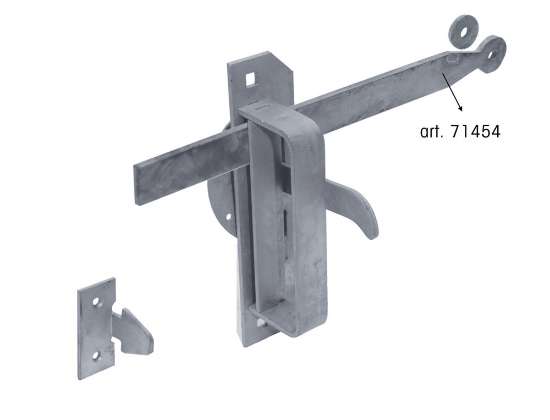 Afbeeldingen van GB Wieringermeerklink 280 25x5 Thermisch Verzinkt