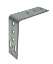 Afbeeldingen van GB Vloerhoek 175x180mm 60x5mm Zink-Magnesium