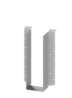 Afbeeldingen van GB raveeldrager I-ligger met lip - 90x300x1,25mm - sendzimir verzinkt