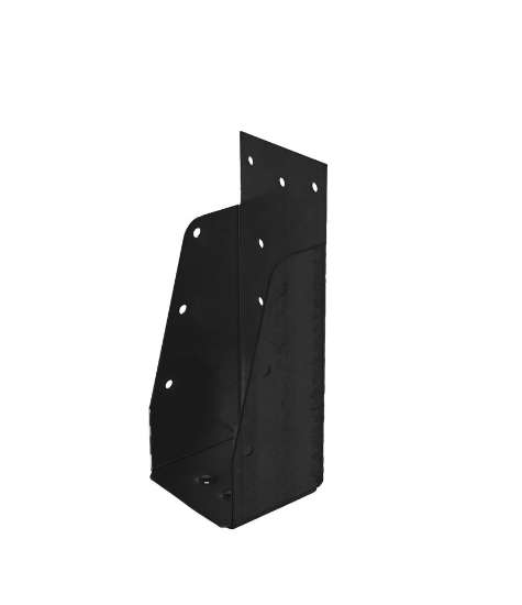 Afbeeldingen van GB balkdrager GBS-ZL - 71x171x1,5mm - epoxycoating zwart