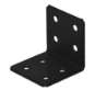 Afbeeldingen van GB versterkingshoek - 40x40mm 40x2mm - epoxycoating zwart