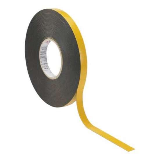 Afbeeldingen van Halemeier Plakband - 50 m, 16 mm - Zwart