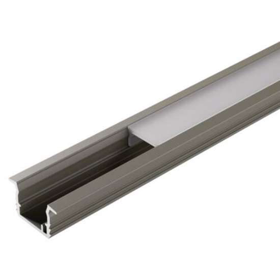 Afbeeldingen van Halemeier Channelline K2 - 2500mm - RVS look/opaal set van 10 stuks