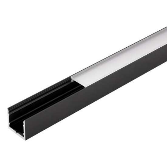 Afbeeldingen van Halemeier Channelline U - 2500mm - zwart/opaal