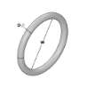Afbeeldingen van GB Ring licht (gelast) 50x6 Ø5,8 Elektrolytisch Verzinkt
