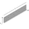 Afbeeldingen van GB Metalen randkist 90° 380x2000 1,5 Sendzimir Verzinkt