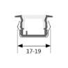 Afbeeldingen van Halemeier Inbouwveer Channelline K2 - 2 stuks per set