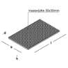 Afbeeldingen van GB Rooster 500x800 30x30 25/2 Thermisch Verzinkt
