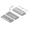 Afbeeldingen van GB blinde houtverbinding - 150x60x14mm 96x196mm - aluminium