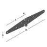 Afbeeldingen van GB Staartheng 100 30x1,75 zwarte Epoxy Coating