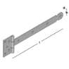 Afbeeldingen van GB kruisheng zwaar - 400x40x4mm - zink magnesium