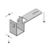 Afbeeldingen van GB Randbekistingsanker 32mm 30x2mm plankdikte 32mm Sendzimir Verzinkt 