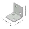 Afbeeldingen van GB Versterkingshoek 30x30mm 30x2mm Sendzimir Verzinkt 
