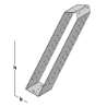 Afbeeldingen van GB Gordinglas 71x271 1,5 RVS
