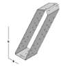 Afbeeldingen van GB Gordinglas 63x175 1,5 RVS