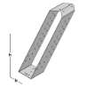 Afbeeldingen van GB Gordinglas 71x221 1,5 RVS