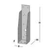 Afbeeldingen van GB Balkdrager GBS-ZL 46x196 1,5 Sendzimir Verzinkt