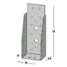 Afbeeldingen van GB Balkdrager GBS-ZL 75x200 1,5 Sendzimir Verzinkt