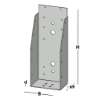 Afbeeldingen van GB Balkdrager GBS-ZL 96x246 1,5 Sendzimir Verzinkt