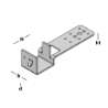 Afbeeldingen van GB Randbekistingsanker 12mm 30x2mm plankdikte 32mm verzinkt Op=Op