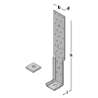 Afbeeldingen van GB HSB XL trekanker - 400x60x72x4 - DX51 SV-2
