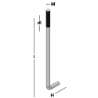 Afbeeldingen van GB Muurplaatanker M24 600x100 dl>120 Blank