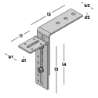 Afbeeldingen van GB Kozijnstelhoek type A-ZM 95x210/175 60x6/60x5