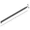 Afbeeldingen van GB Heng Rustica 1000 45x5 zwarte Epoxy Coating